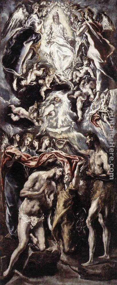 El Greco Baptism of Christ